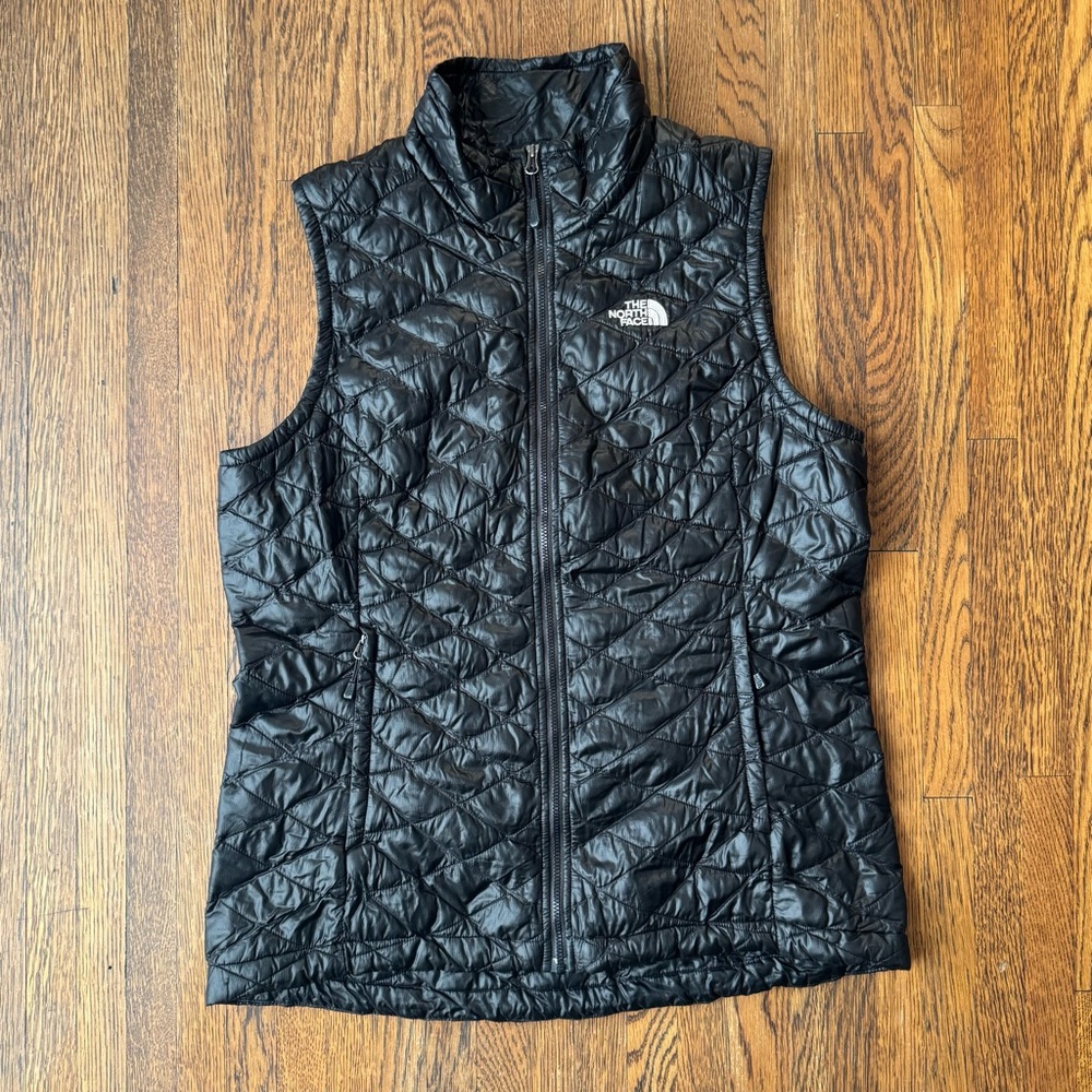 The North Face Thermoball Vest Women’s  Black Quilted Puffer Vest